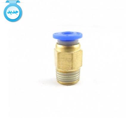 رابط پنوماتیک PC04-M6 لوله 4 میلی متر - رزوه M6